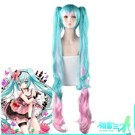 wig hatsune miku|hatsune miku pink hair.